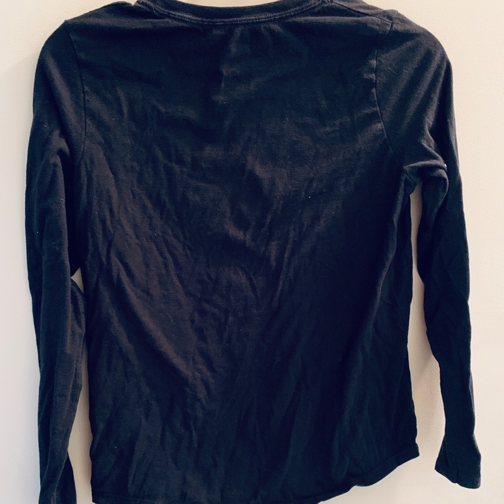 Simple girls long sleeve shirt